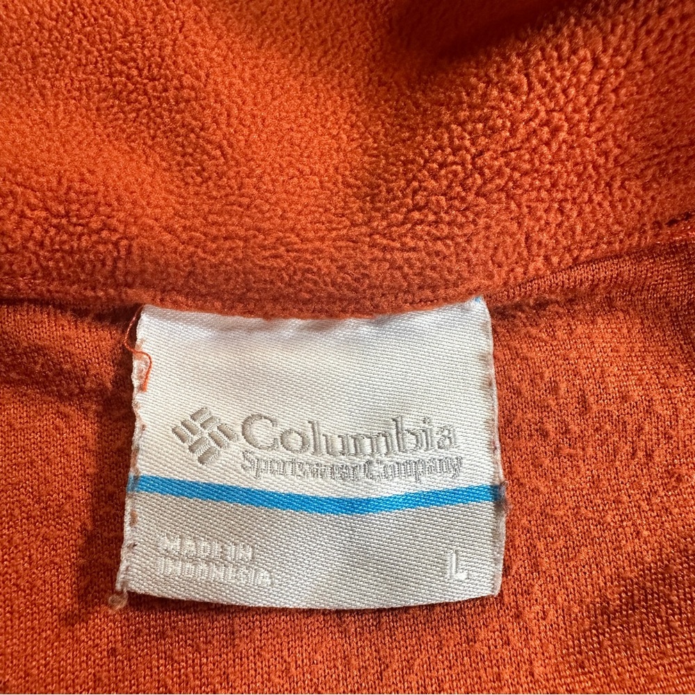 Columbia Women’s Large Cropped Fleece Pullover 1/2 Zip Lightweight Outdoor - Picture 4 of 7